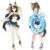 【ウマ娘】水着のシュヴァちとクラウンいいね
