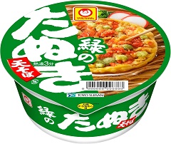 商品名：東洋水産 マルちゃん 緑のたぬき天そば 東向け 1ケース/101g×12個（※通常品）