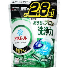 商品名：アリエール 洗濯洗剤 ジェルボール PRO 部屋干し つめかえ ハイパージャンボサイズ 31個